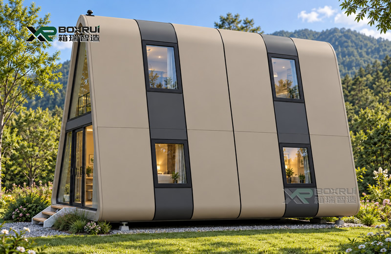 Triangular Modular Cabin - gallery view